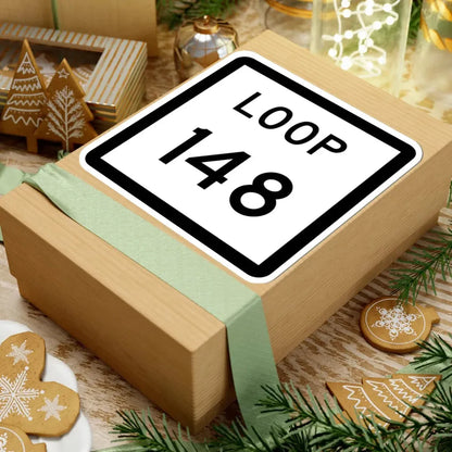 Texas Loop 148 (Texas) (Road Sign) STICKER Vinyl Kiss-Cut Decal - The Sticker Space