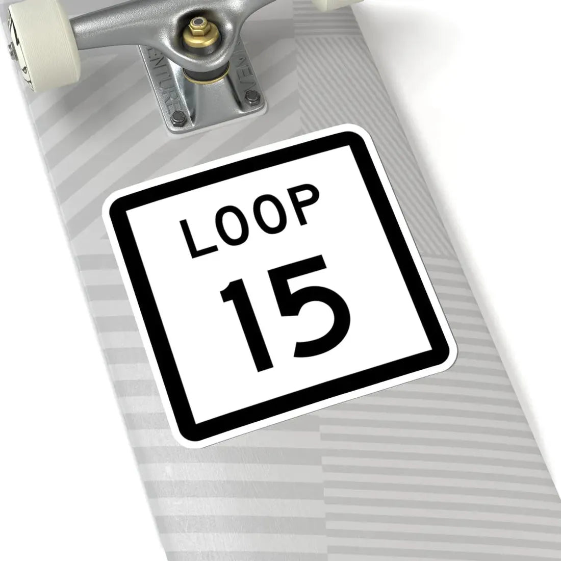 Texas Loop 15 (Texas) (Road Sign) STICKER Vinyl Kiss-Cut Decal - The Sticker Space