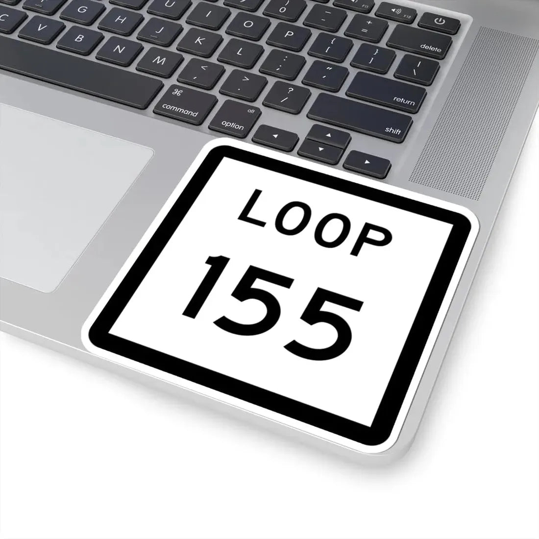 Texas Loop 155 (Texas) (Road Sign) STICKER Vinyl Kiss-Cut Decal - The Sticker Space