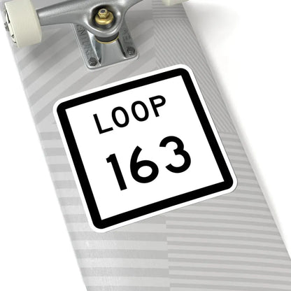 Texas Loop 163 (Texas) (Road Sign) STICKER Vinyl Kiss-Cut Decal - The Sticker Space