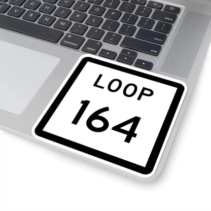 Texas Loop 164 (Texas) (Road Sign) STICKER Vinyl Kiss-Cut Decal - The Sticker Space