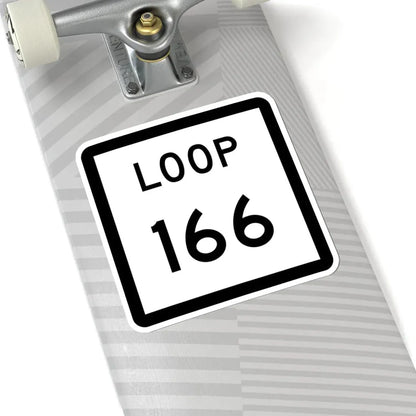 Texas Loop 166 (Texas) (Road Sign) STICKER Vinyl Kiss-Cut Decal - The Sticker Space