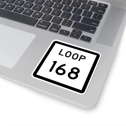 Texas Loop 168 (Texas) (Road Sign) STICKER Vinyl Kiss-Cut Decal - The Sticker Space