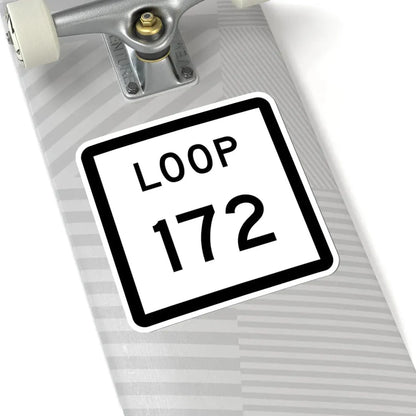 Texas Loop 172 (Texas) (Road Sign) STICKER Vinyl Kiss-Cut Decal - The Sticker Space