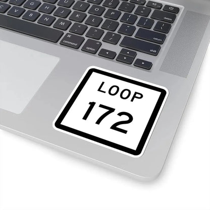 Texas Loop 172 (Texas) (Road Sign) STICKER Vinyl Kiss-Cut Decal - The Sticker Space
