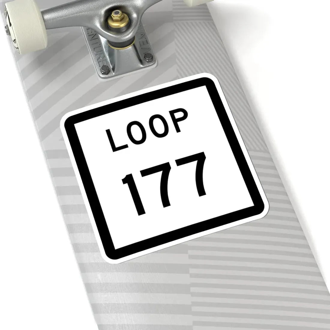 Texas Loop 177 (Texas) (Road Sign) STICKER Vinyl Kiss-Cut Decal - The Sticker Space