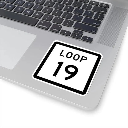 Texas Loop 19 (Texas) (Road Sign) STICKER Vinyl Kiss-Cut Decal - The Sticker Space
