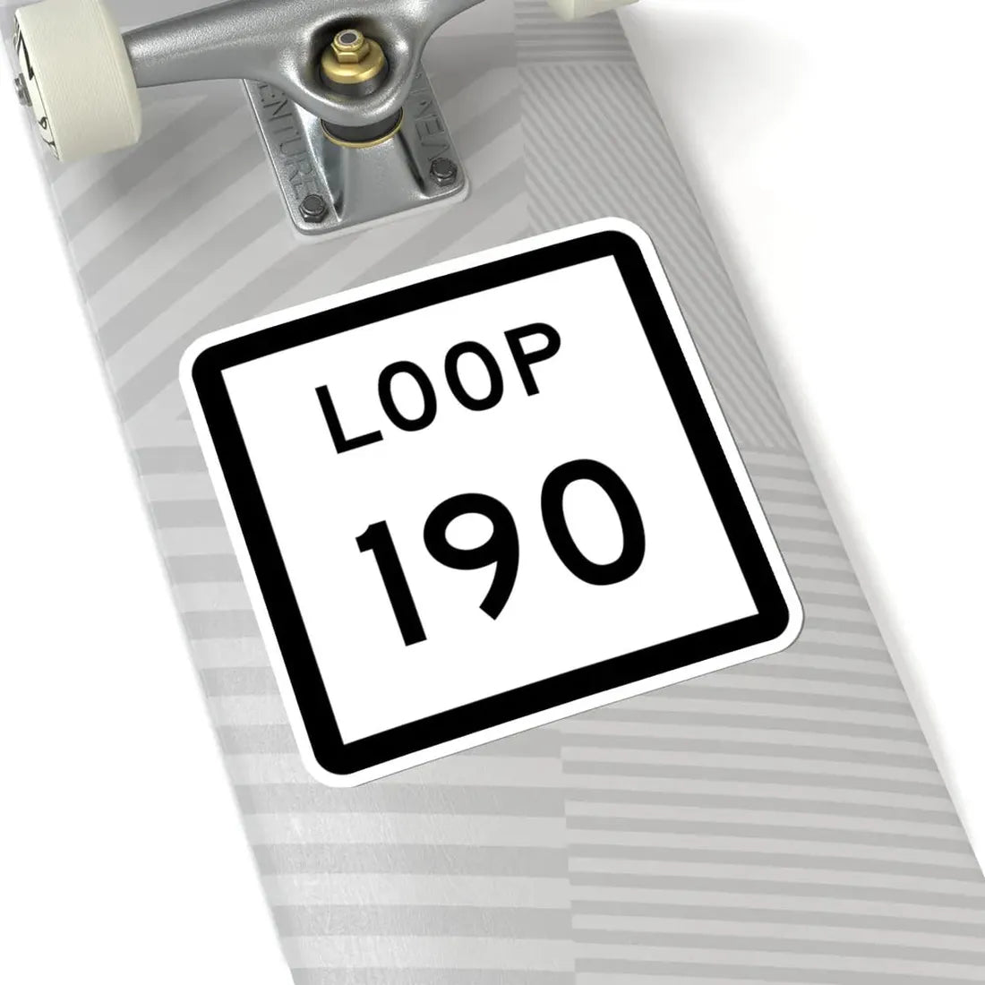 Texas Loop 190 (Texas) (Road Sign) STICKER Vinyl Kiss-Cut Decal - The Sticker Space