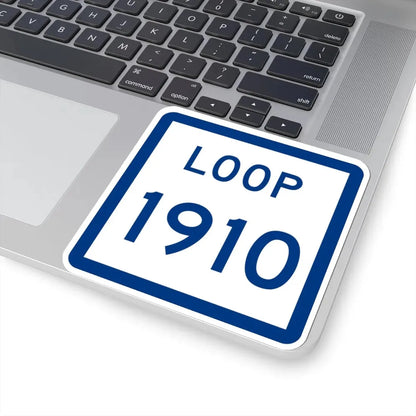 Texas Loop 1910 (Texas) (Road Sign) STICKER Vinyl Kiss-Cut Decal - The Sticker Space