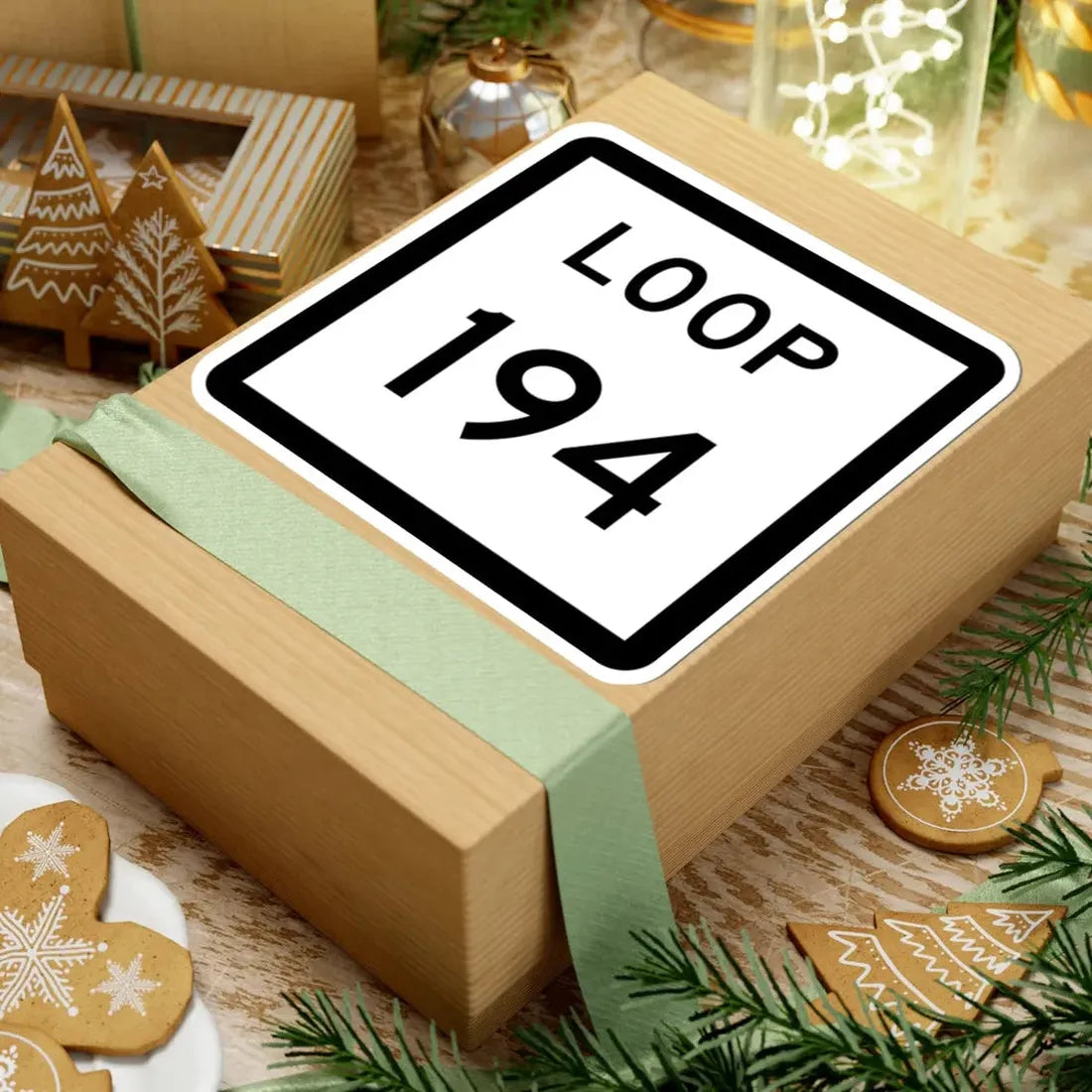 Texas Loop 194 (Texas) (Road Sign) STICKER Vinyl Kiss-Cut Decal - The Sticker Space