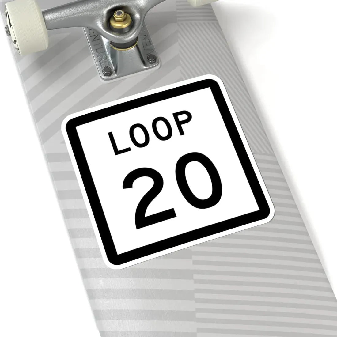 Texas Loop 20 (Texas) (Road Sign) STICKER Vinyl Kiss-Cut Decal - The Sticker Space