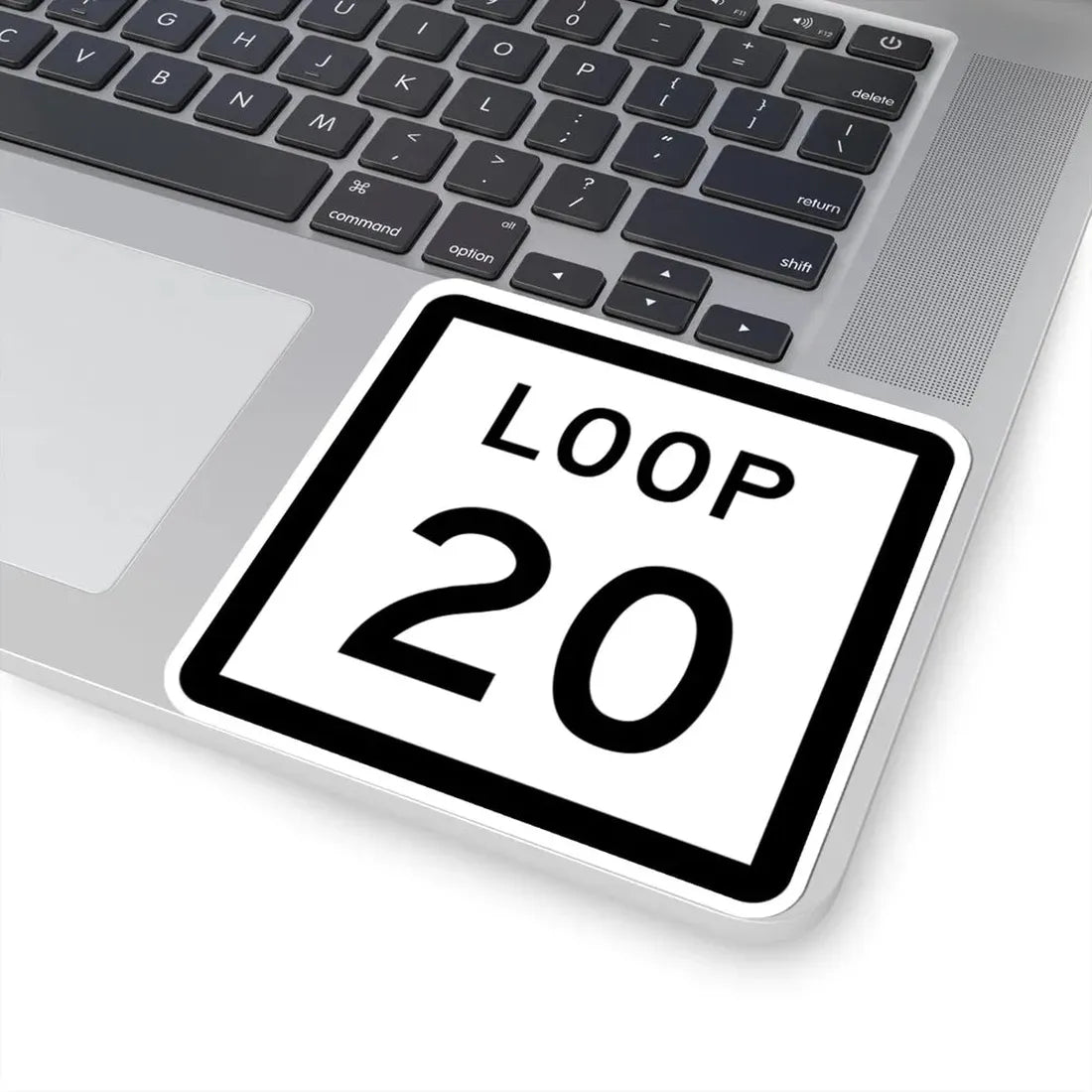 Texas Loop 20 (Texas) (Road Sign) STICKER Vinyl Kiss-Cut Decal - The Sticker Space