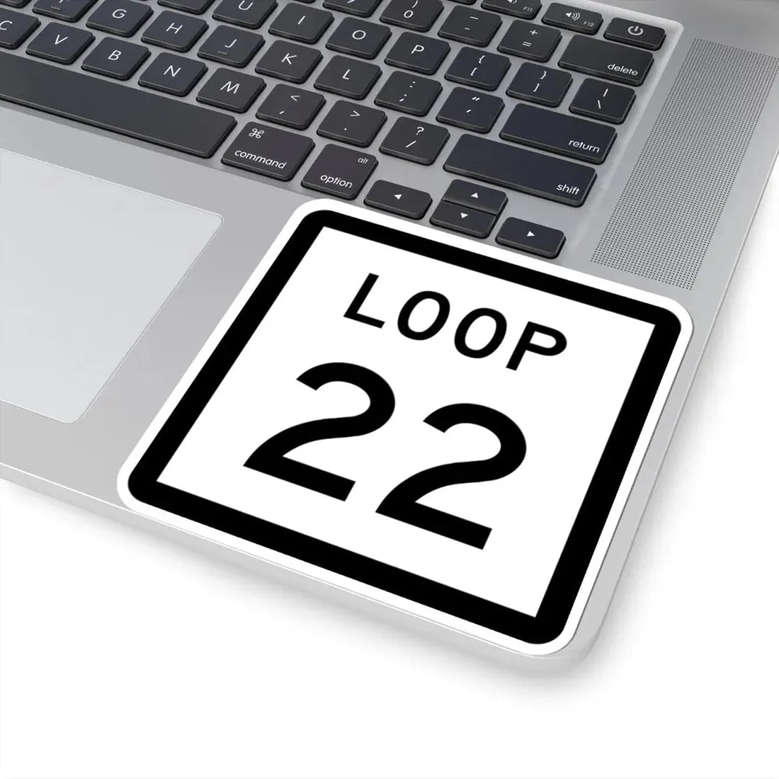 Texas Loop 22 (Texas) (Road Sign) STICKER Vinyl Kiss-Cut Decal - The Sticker Space