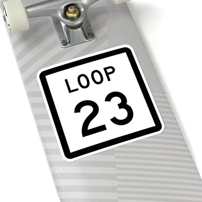 Texas Loop 23 (Texas) (Road Sign) STICKER Vinyl Kiss-Cut Decal - The Sticker Space