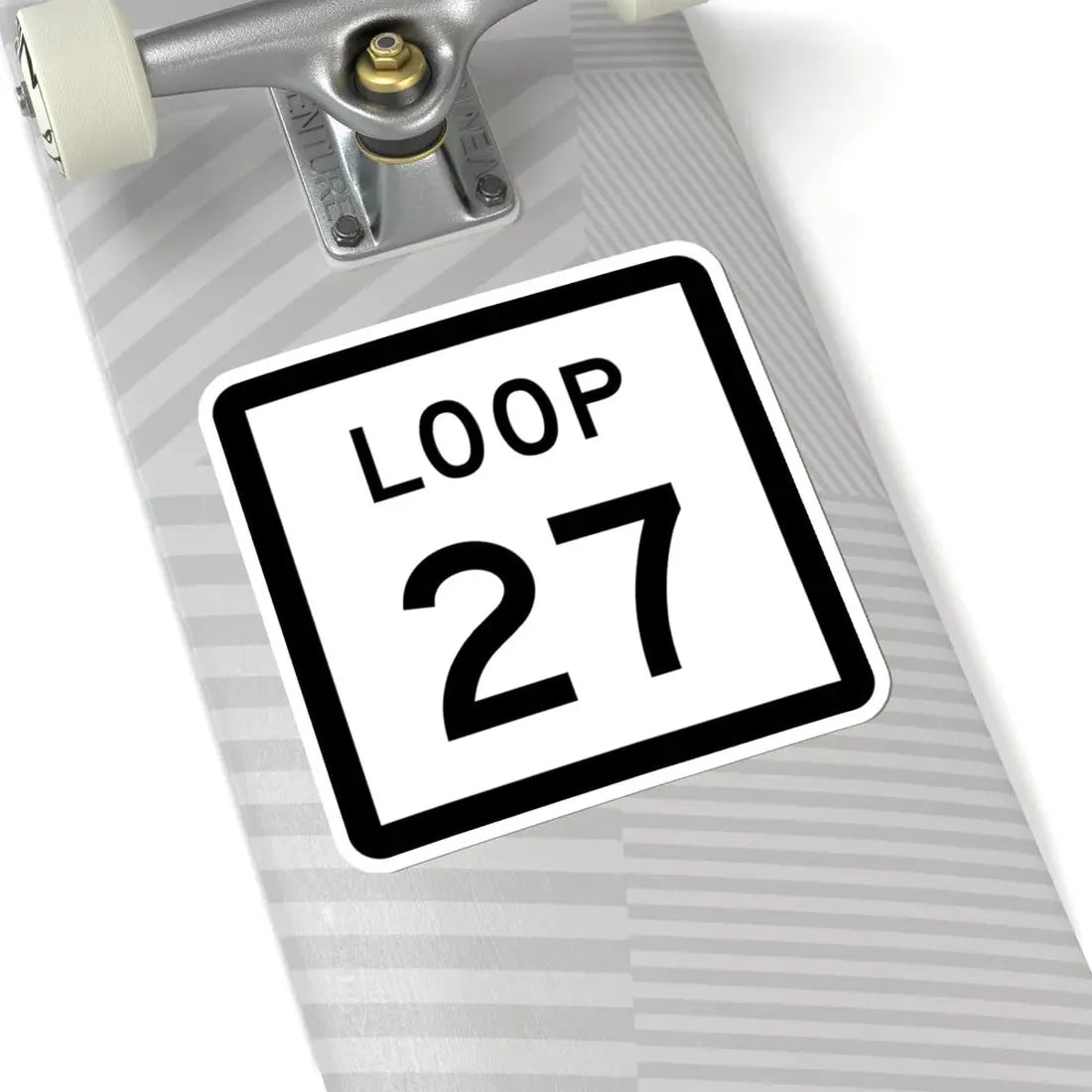 Texas Loop 27 (Texas) (Road Sign) STICKER Vinyl Kiss-Cut Decal - The Sticker Space