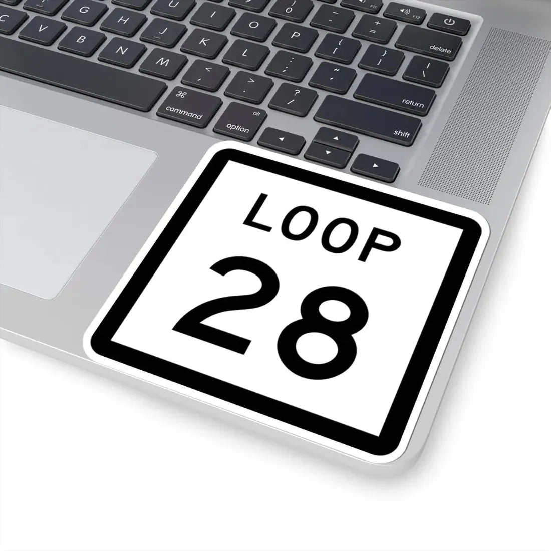 Texas Loop 28 (Texas) (Road Sign) STICKER Vinyl Kiss-Cut Decal - The Sticker Space