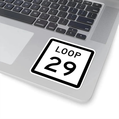 Texas Loop 29 (Texas) (Road Sign) STICKER Vinyl Kiss-Cut Decal - The Sticker Space