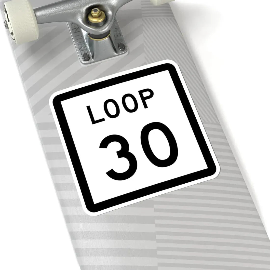 Texas Loop 30 (Texas) (Road Sign) STICKER Vinyl Kiss-Cut Decal - The Sticker Space