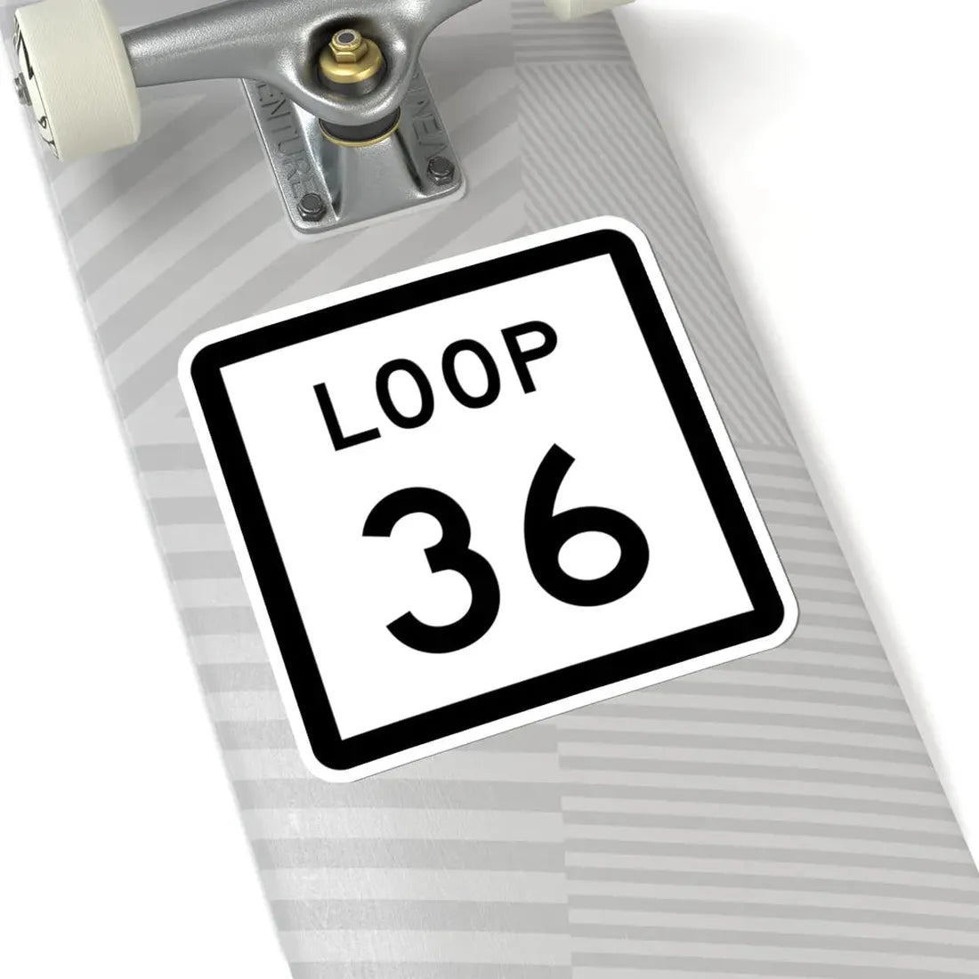 Texas Loop 36 (Texas) (Road Sign) STICKER Vinyl Kiss-Cut Decal - The Sticker Space