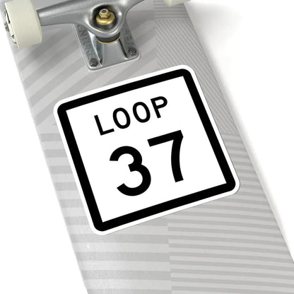 Texas Loop 37 (Texas) (Road Sign) STICKER Vinyl Kiss-Cut Decal - The Sticker Space