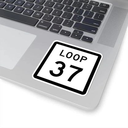 Texas Loop 37 (Texas) (Road Sign) STICKER Vinyl Kiss-Cut Decal - The Sticker Space