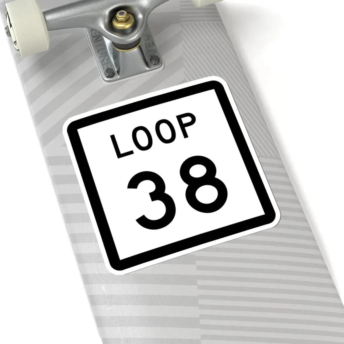 Texas Loop 38 (Texas) (Road Sign) STICKER Vinyl Kiss-Cut Decal - The Sticker Space