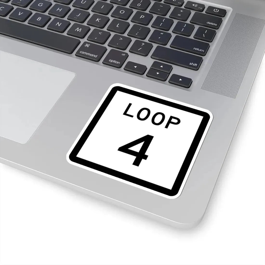 Texas Loop 4 (Texas) (Road Sign) STICKER Vinyl Kiss-Cut Decal - The Sticker Space