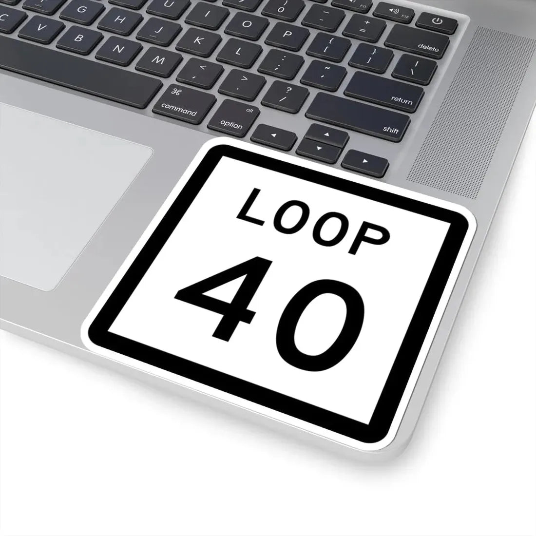 Texas Loop 40 (Texas) (Road Sign) STICKER Vinyl Kiss-Cut Decal - The Sticker Space