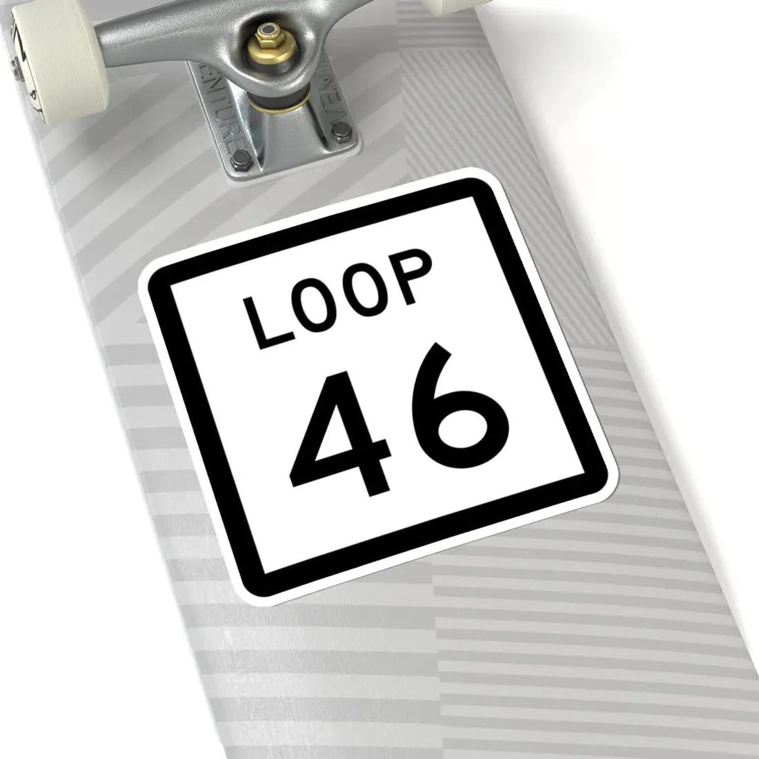 Texas Loop 46 (Texas) (Road Sign) STICKER Vinyl Kiss-Cut Decal - The Sticker Space