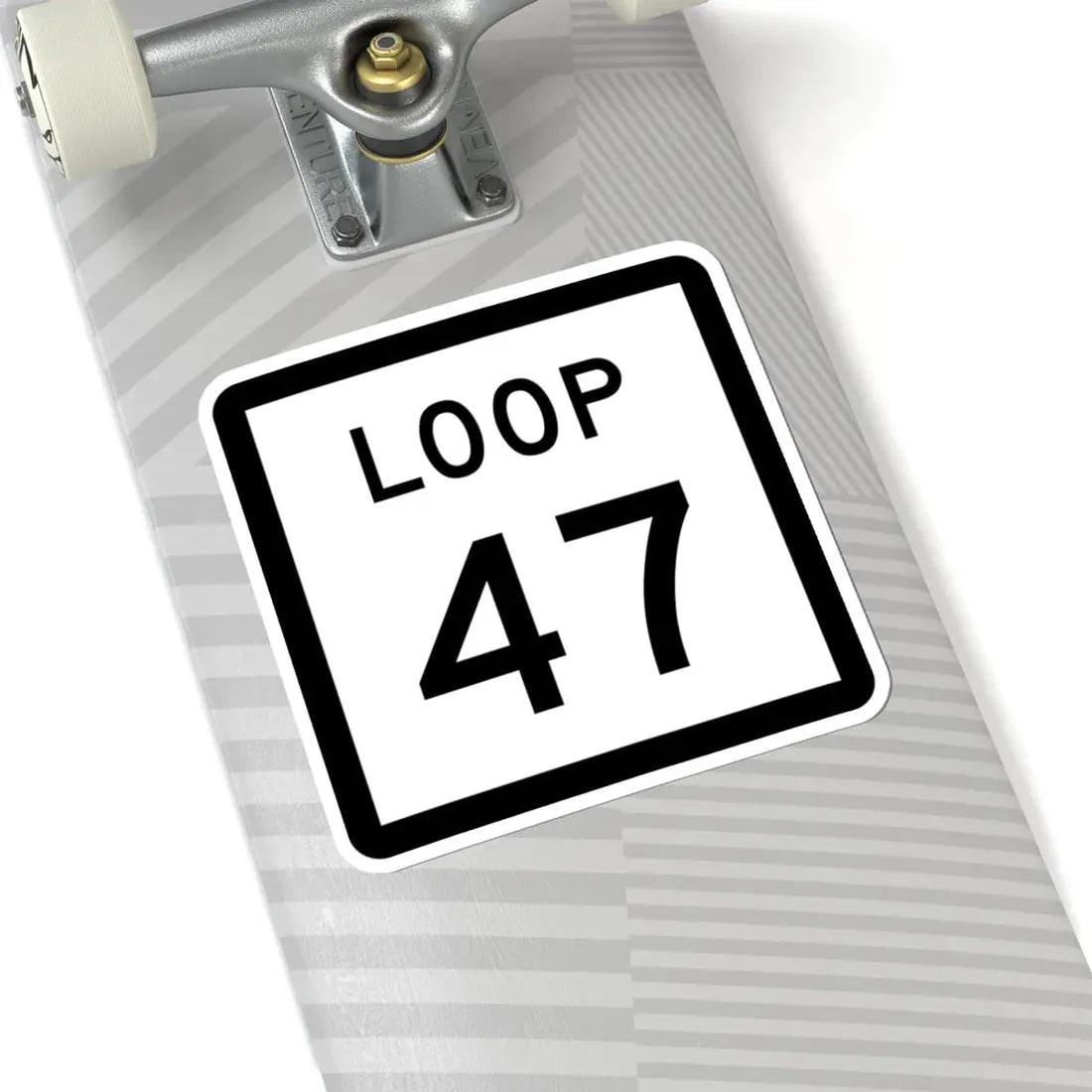 Texas Loop 47 (Texas) (Road Sign) STICKER Vinyl Kiss-Cut Decal - The Sticker Space