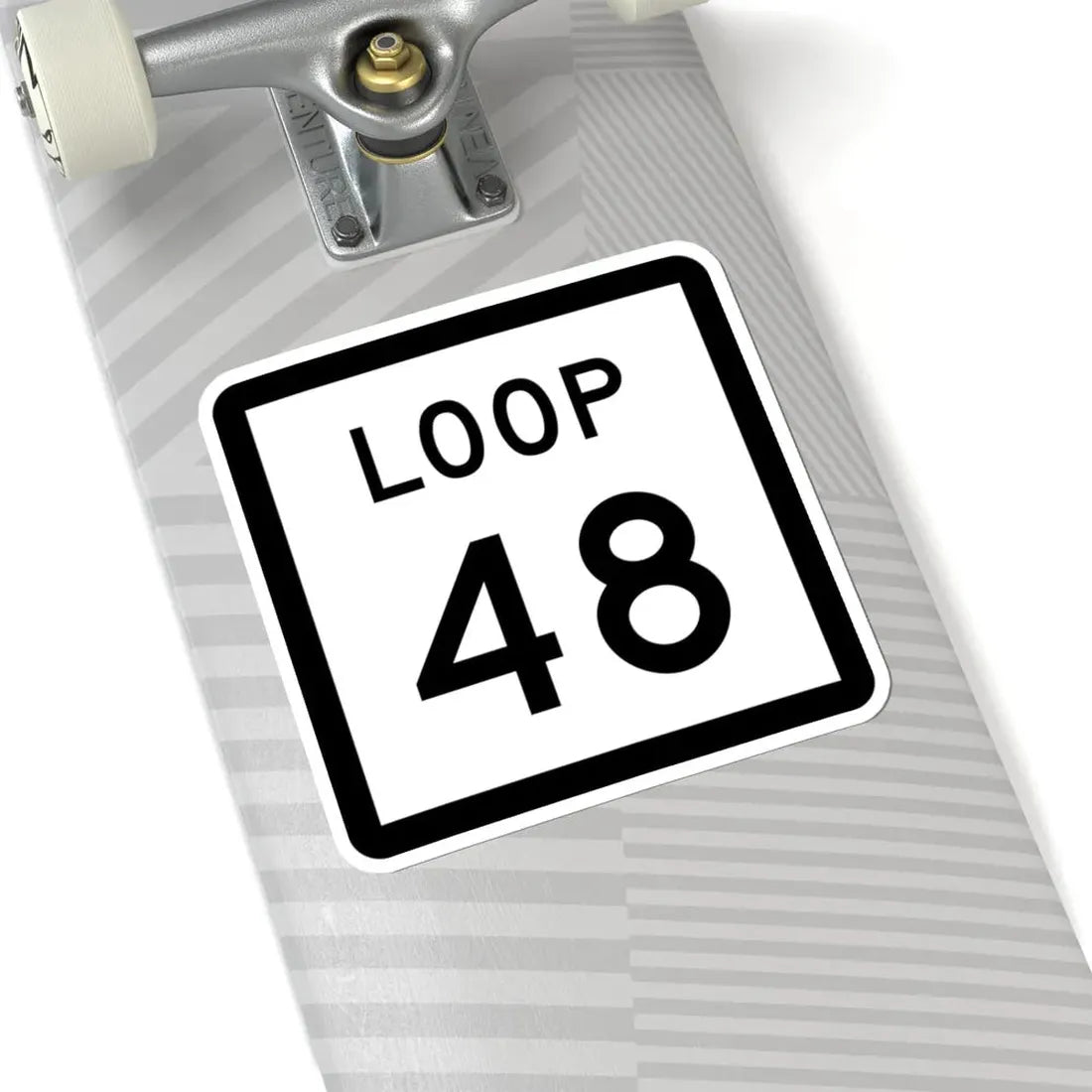 Texas Loop 48 (Texas) (Road Sign) STICKER Vinyl Kiss-Cut Decal - The Sticker Space