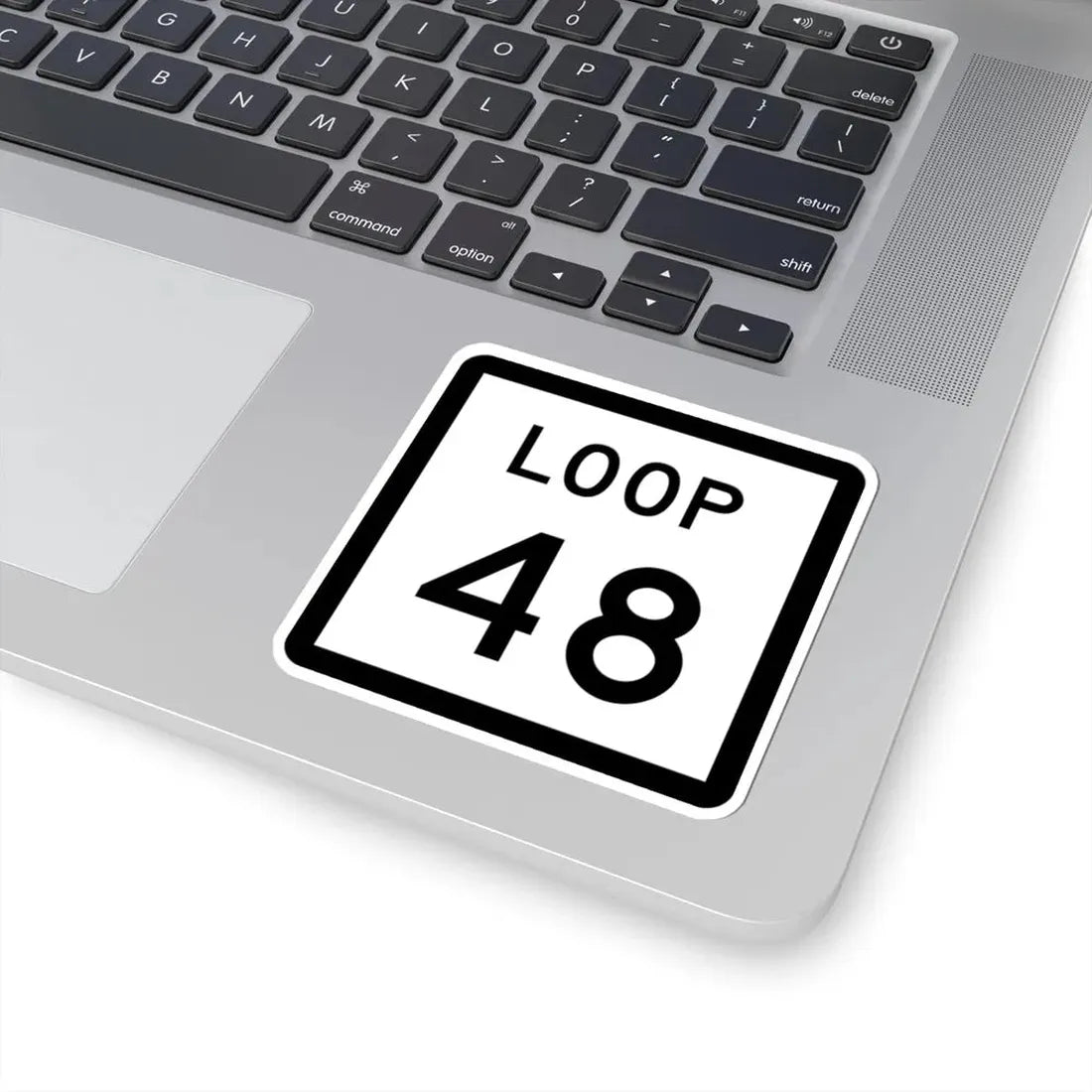 Texas Loop 48 (Texas) (Road Sign) STICKER Vinyl Kiss-Cut Decal - The Sticker Space