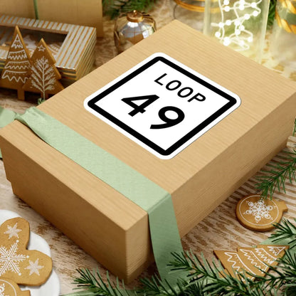 Texas Loop 49 (Texas) (Road Sign) STICKER Vinyl Kiss-Cut Decal - The Sticker Space