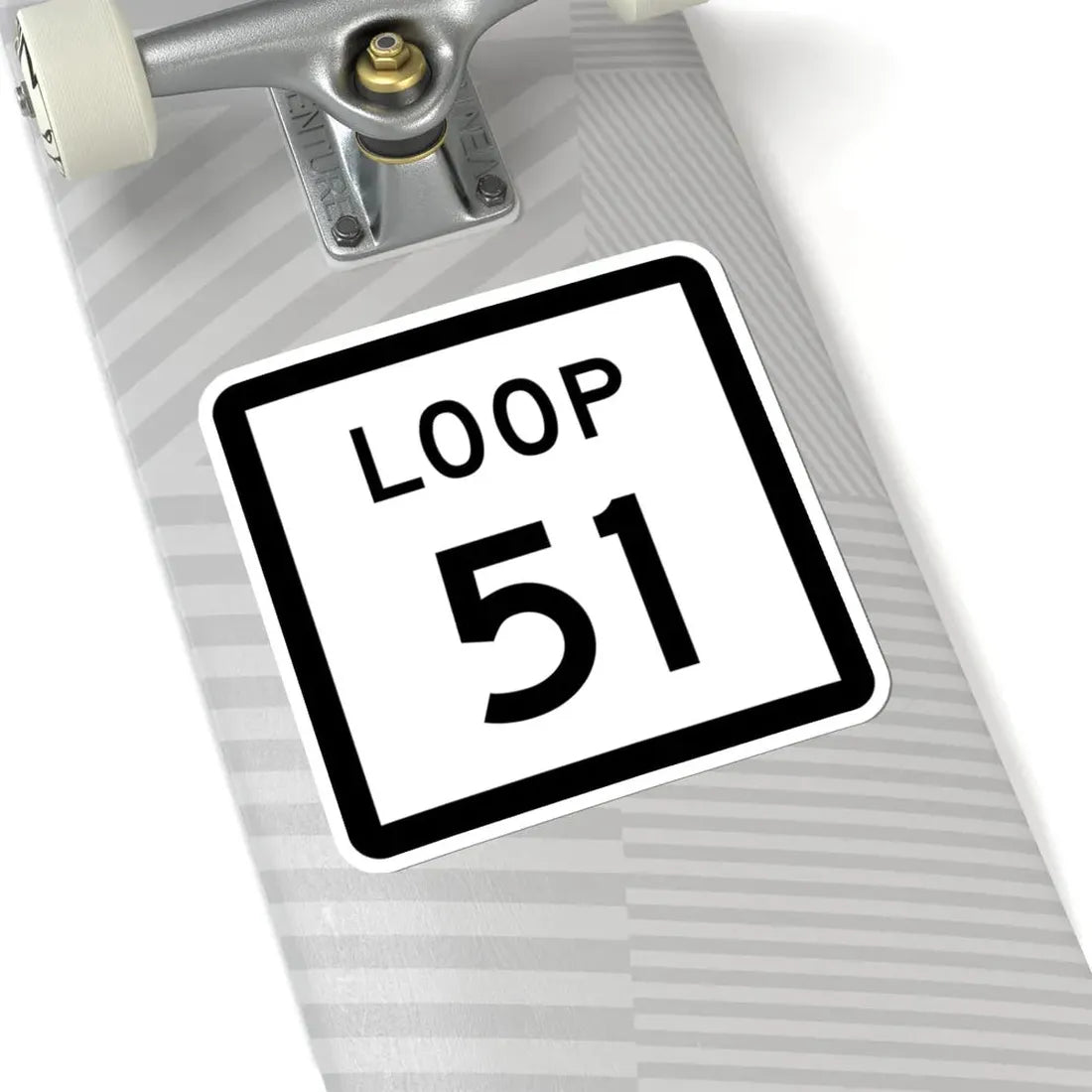 Texas Loop 51 (Texas) (Road Sign) STICKER Vinyl Kiss-Cut Decal - The Sticker Space