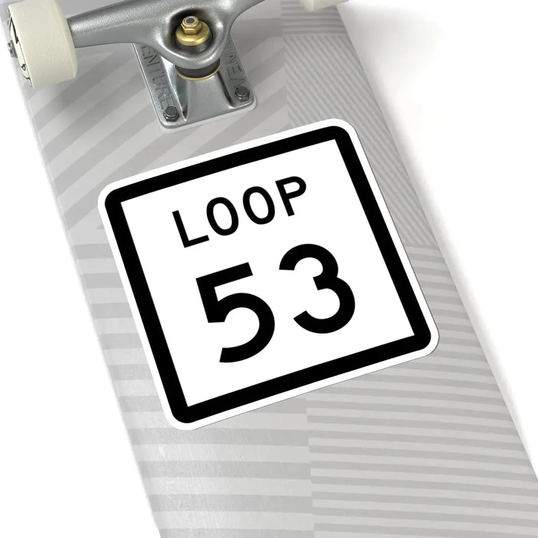 Texas Loop 53 (Texas) (Road Sign) STICKER Vinyl Kiss-Cut Decal - The Sticker Space