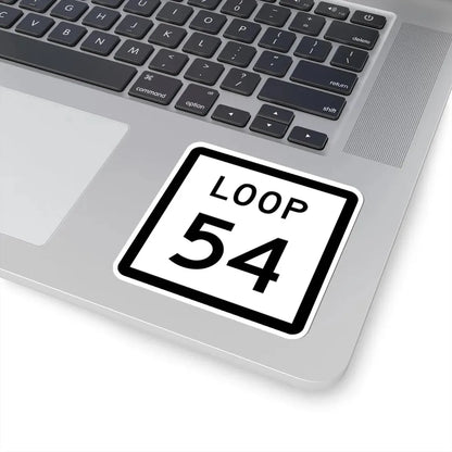 Texas Loop 54 (Texas) (Road Sign) STICKER Vinyl Kiss-Cut Decal - The Sticker Space