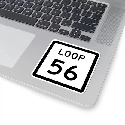 Texas Loop 56 (Texas) (Road Sign) STICKER Vinyl Kiss-Cut Decal - The Sticker Space