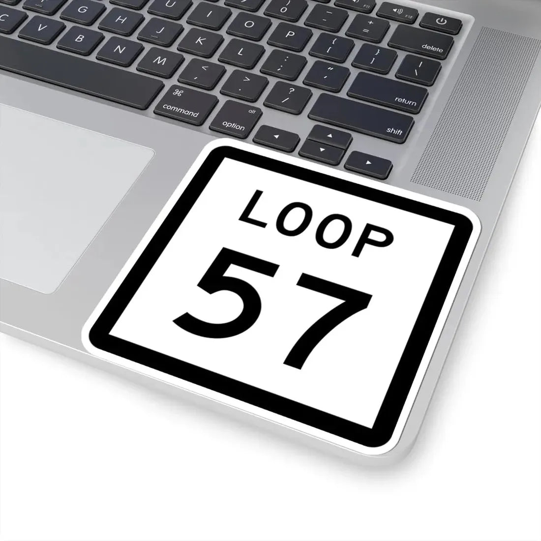 Texas Loop 57 (Texas) (Road Sign) STICKER Vinyl Kiss-Cut Decal - The Sticker Space