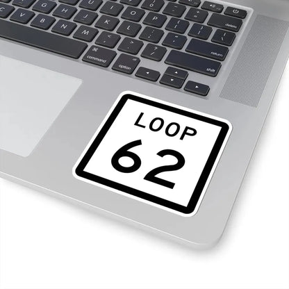 Texas Loop 62 (Texas) (Road Sign) STICKER Vinyl Kiss-Cut Decal - The Sticker Space