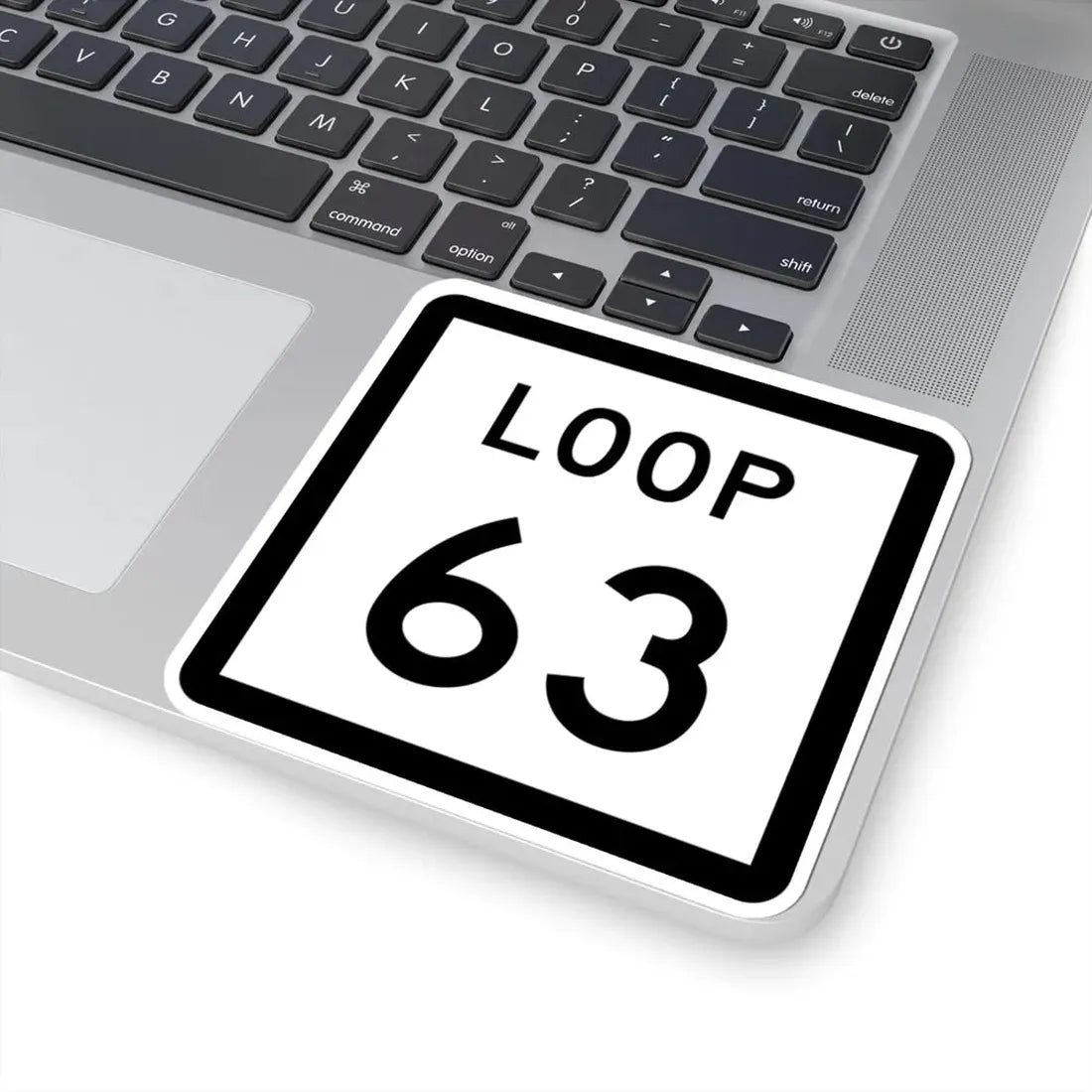 Texas Loop 63 (Texas) (Road Sign) STICKER Vinyl Kiss-Cut Decal - The Sticker Space