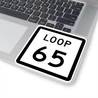 Texas Loop 65 (Texas) (Road Sign) STICKER Vinyl Kiss-Cut Decal - The Sticker Space