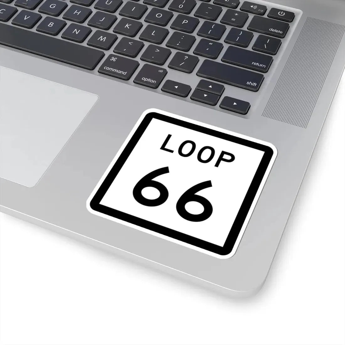 Texas Loop 66 (Texas) (Road Sign) STICKER Vinyl Kiss-Cut Decal - The Sticker Space