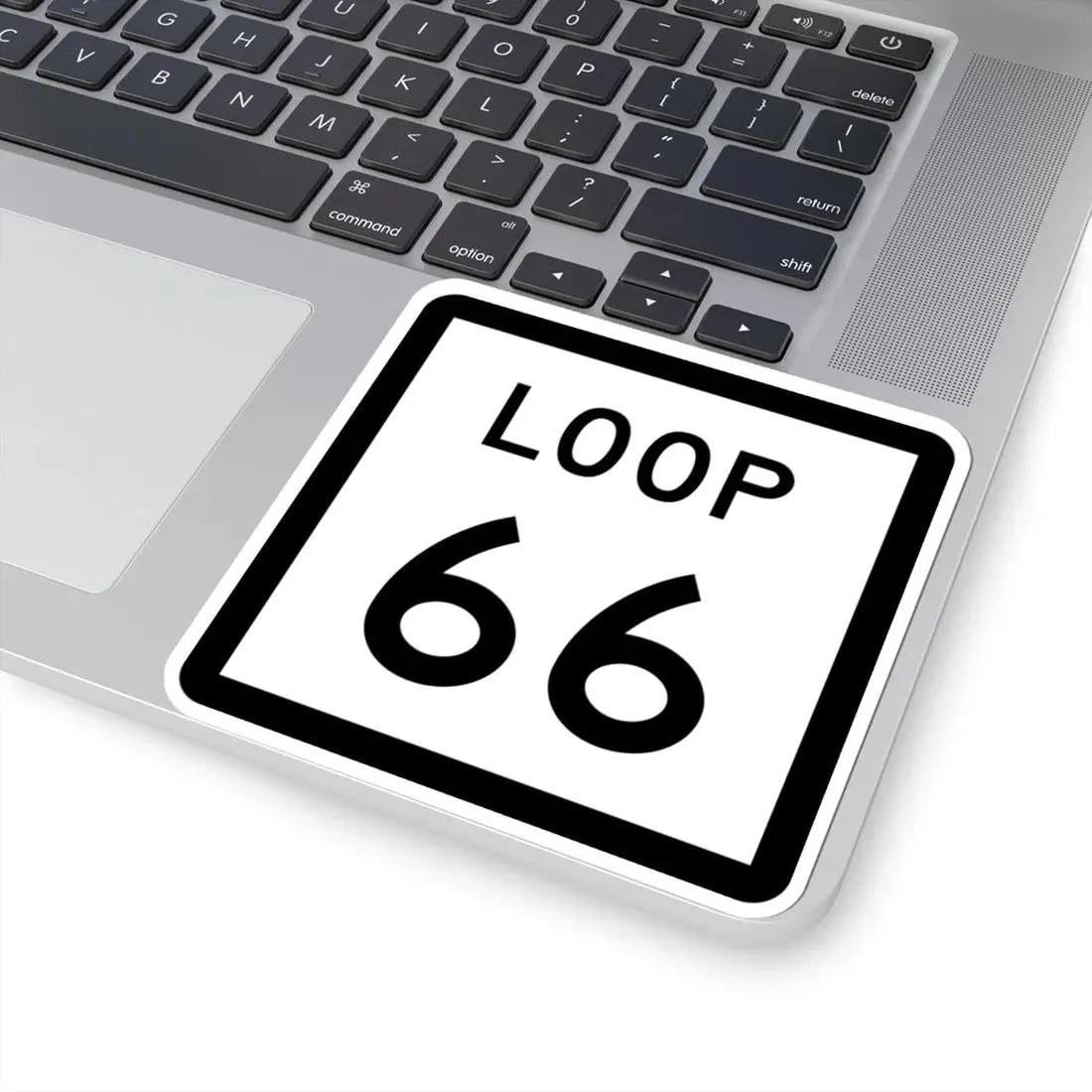 Texas Loop 66 (Texas) (Road Sign) STICKER Vinyl Kiss-Cut Decal - The Sticker Space