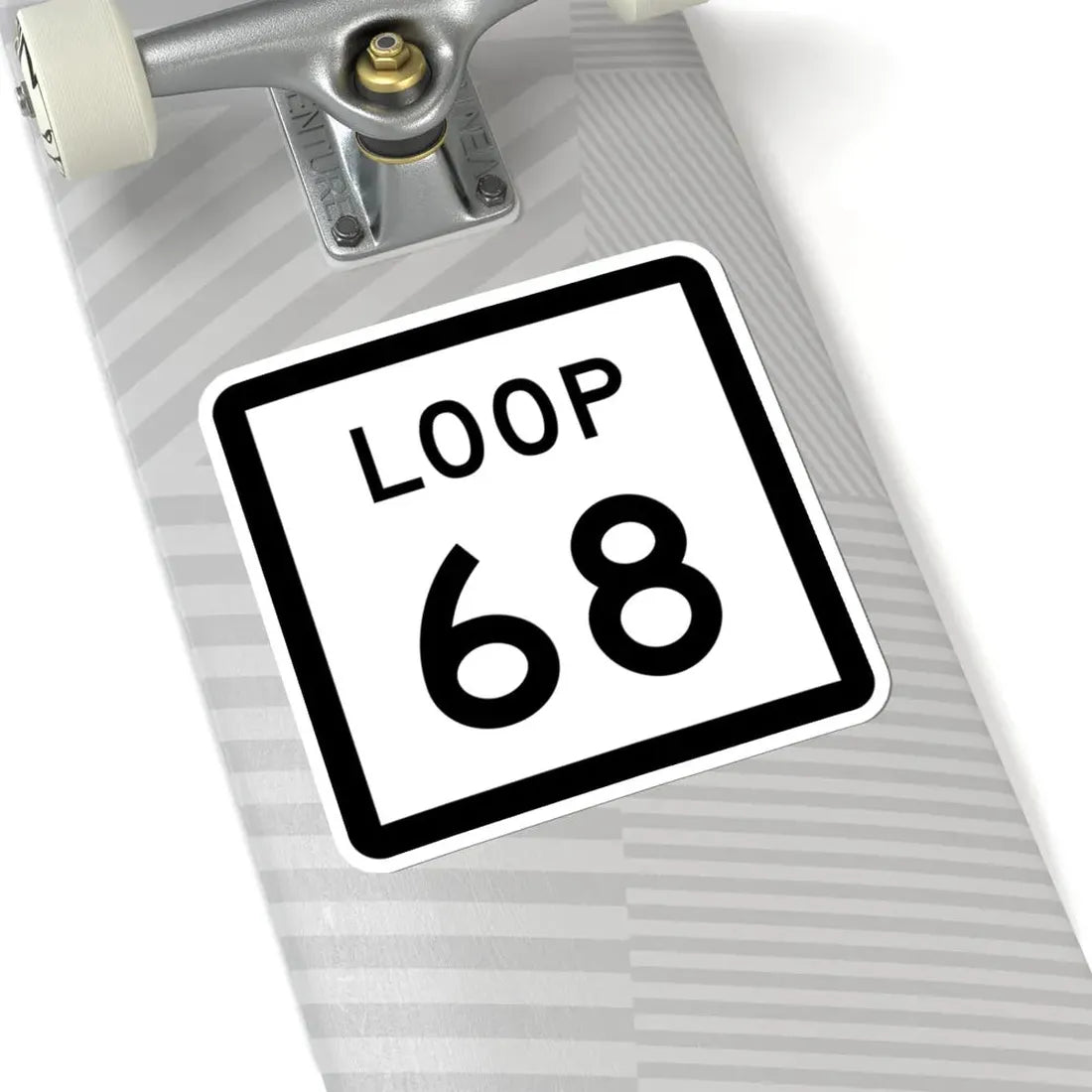 Texas Loop 68 (Texas) (Road Sign) STICKER Vinyl Kiss-Cut Decal - The Sticker Space