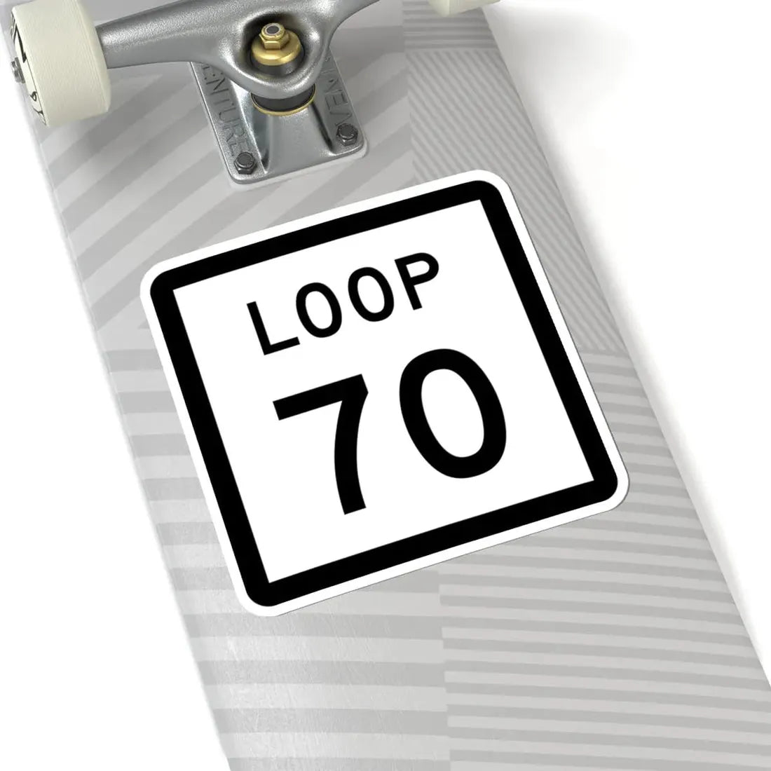 Texas Loop 70 (Texas) (Road Sign) STICKER Vinyl Kiss-Cut Decal - The Sticker Space