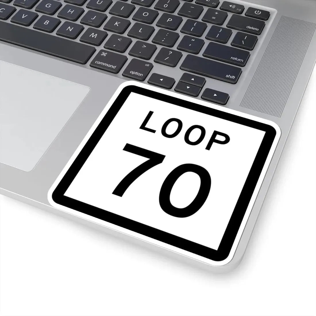 Texas Loop 70 (Texas) (Road Sign) STICKER Vinyl Kiss-Cut Decal - The Sticker Space