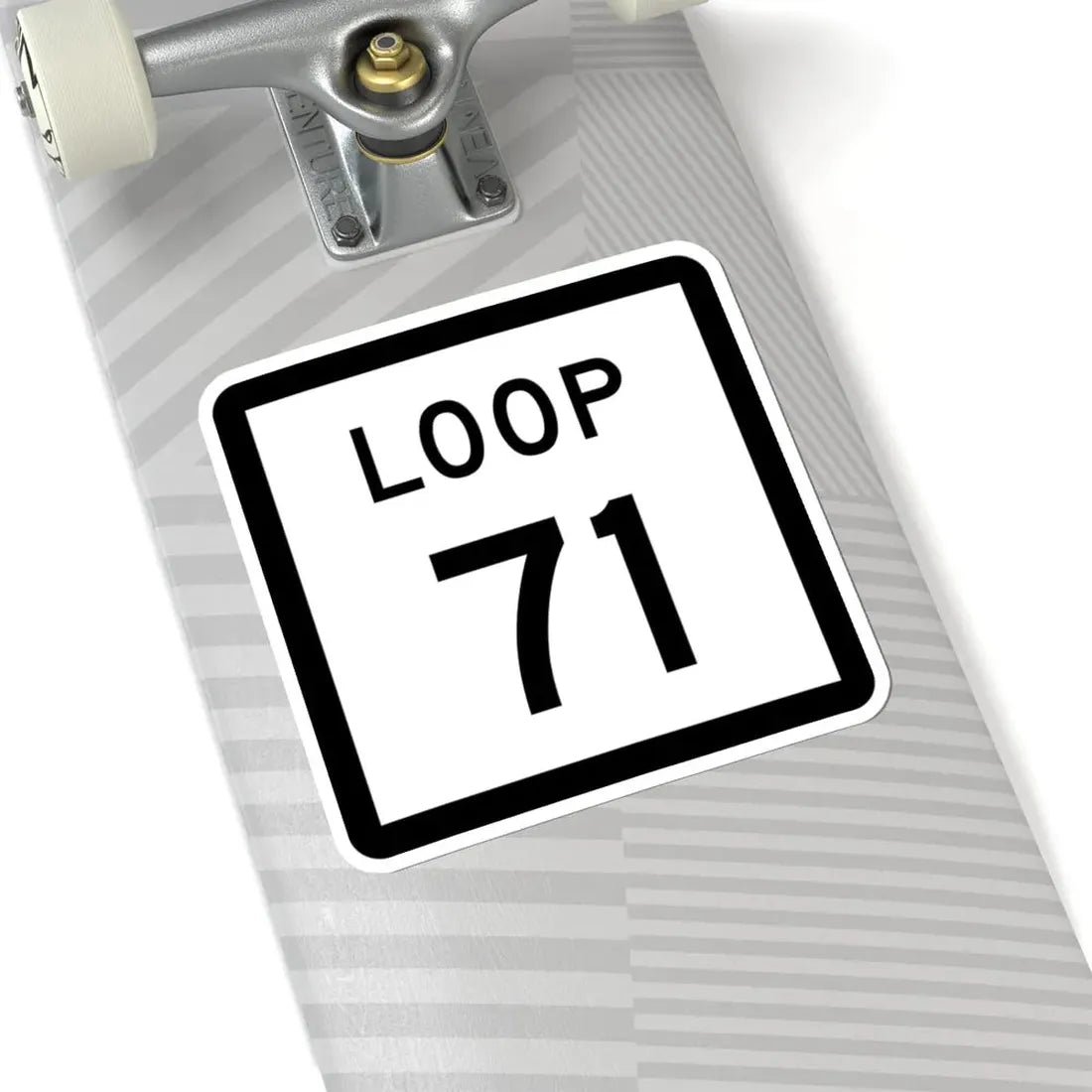 Texas Loop 71 (Texas) (Road Sign) STICKER Vinyl Kiss-Cut Decal - The Sticker Space