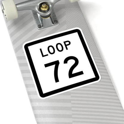 Texas Loop 72 (Texas) (Road Sign) STICKER Vinyl Kiss-Cut Decal - The Sticker Space