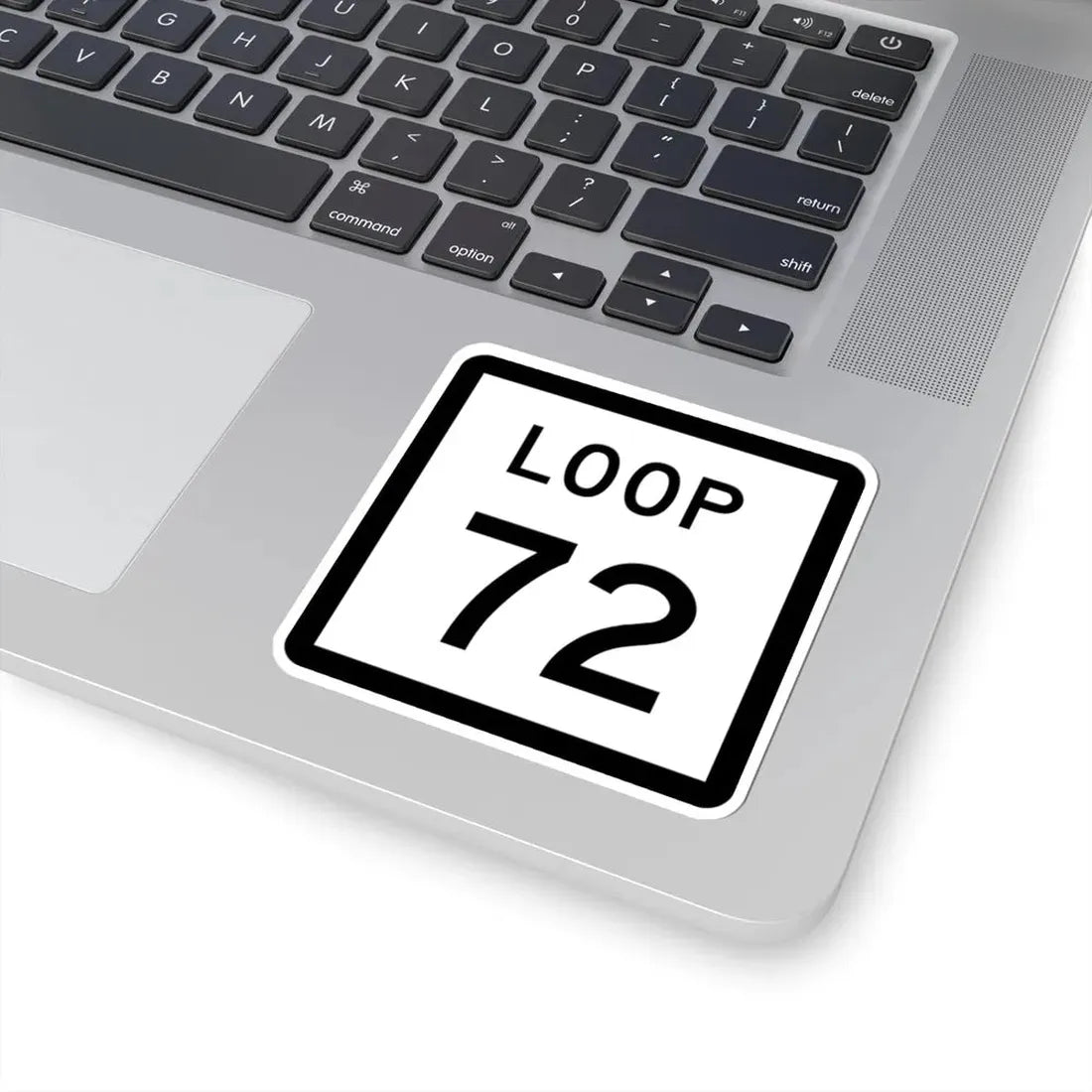 Texas Loop 72 (Texas) (Road Sign) STICKER Vinyl Kiss-Cut Decal - The Sticker Space