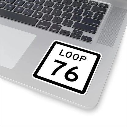 Texas Loop 76 (Texas) (Road Sign) STICKER Vinyl Kiss-Cut Decal - The Sticker Space